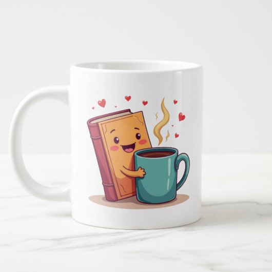 Behalte oder gestalte deine eigene -Jumbo-Tasse Jumbo-Tasse (Links)