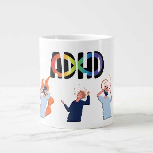 Behalte oder gestalte deine eigene -Tasse riesige Jumbo-Tasse (Vorderseite)