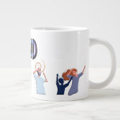Behalte oder gestalte deine eigene -Tasse riesige Jumbo-Tasse (Rechts)