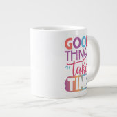 Behalte oder gestalte deinen eigenen - Jumbo-Mug Jumbo-Tasse (Vorderseite Rechts)