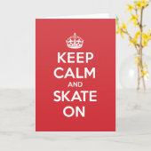 Behalte Skate-Grußkarte Karte (Gelbe Blume)