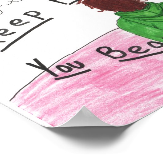 Behalten, 11x14 poster (Ecke)