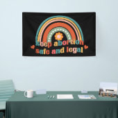 Behalten Abtreibung sicher und legal Banner (Messeveranstaltung)