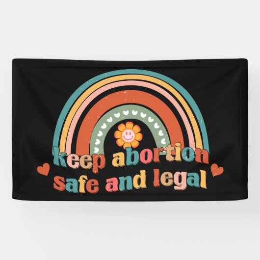 Behalten Abtreibung sicher und legal Banner (Horizontal)
