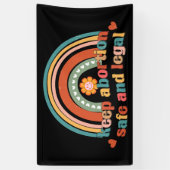 Behalten Abtreibung sicher und legal Banner (Vertikal)