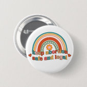 Behalten Abtreibung sicher und legal Button (Vorne & Hinten)