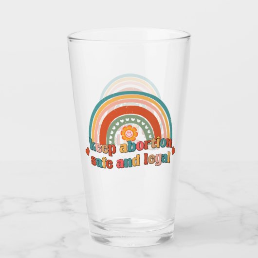 Behalten Abtreibung sicher und legal Glas (Vorderseite)