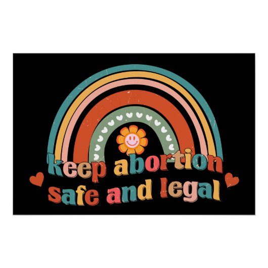Behalten Abtreibung sicher und legal Poster (Vorderseite)