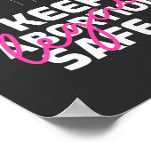 Behalten Abtreibung sicher und legal Poster (Ecke)