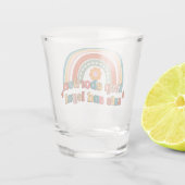 Behalten Abtreibung sicher und legal Schnapsglas (Rückseite)