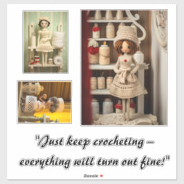 Behalten, alles wird gut werden aufkleber