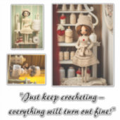 Behalten, alles wird gut werden aufkleber (Vorderseite)