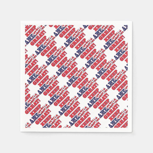 Behalten Amerika-Groß Serviette (Vorderseite)