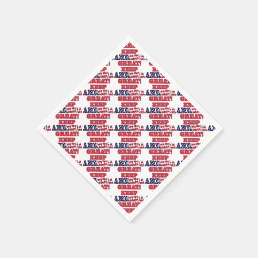 Behalten Amerika-Groß Serviette (Ecke)