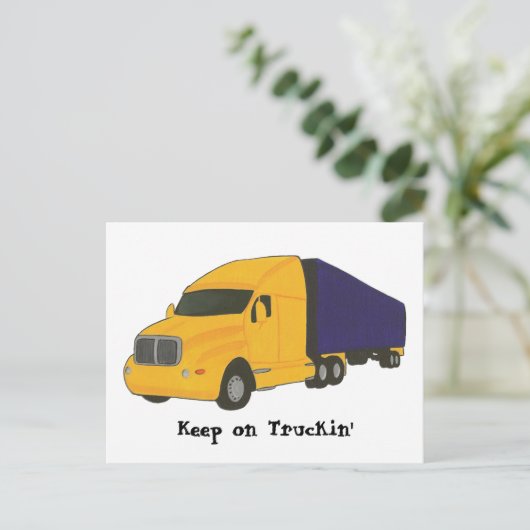Behalten auf Truckin', Lastwagen auf Postkarten (Stehend Vorderseite)