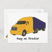 Behalten auf Truckin', Lastwagen auf Postkarten (Vorne/Hinten)