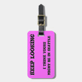 Behalten Aussehen könnte in dir sein Gepäckanhänger (Vorderseite vertikal)