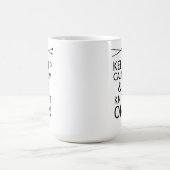 Behalten Beruhiger Strick auf ・ Handwerk Kaffeetasse (Mittel)