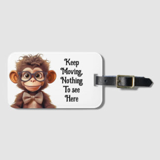 Behalten bewegen, nichts hier zu sehen gepäckanhänger