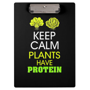 Behalten Calm-Pflanze haben Protein Klemmbrett