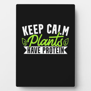 Behalten Calm-Pflanze Protein haben Fotoplatte