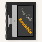 Behalten Code Notizblock (Vorderseite)