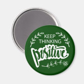 Behalten Denken positiv Magnet (Vorderseite/Rückseite)
