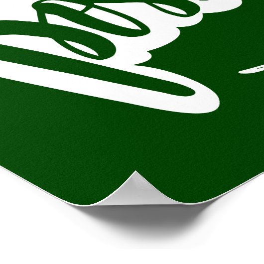 Behalten Denken positiv Poster (Ecke)