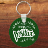 Behalten Denken positiv Schlüsselanhänger (Vorderseite)