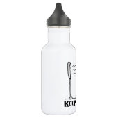 Behalten des coolen Affen Edelstahlflasche (Links)