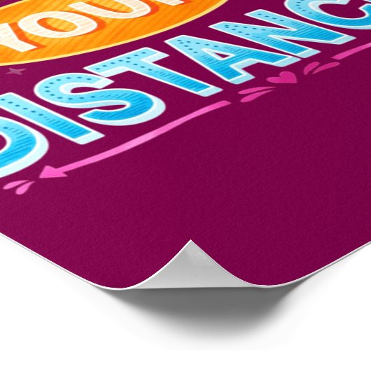 Behalten Entfernung Poster (Ecke)