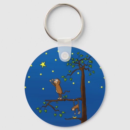 Behalten Erreichen des Affen-Schlüsselanhängers Schlüsselanhänger (Vorderseite)