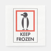 Behalten gefrorenes Papier Napkins Serviette (Vorderseite)