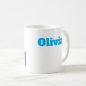 Behalten inspirierender Farbtext mit Individuelle Kaffeetasse (VorderseiteRechts)