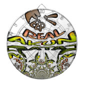 Behalten: Kaleidoskop Art Print/Graphic Dartscheibe (vorne)