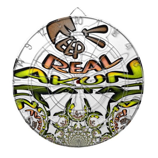 Behalten: Kaleidoskop Art Print/Graphic Dartscheibe (vorne)