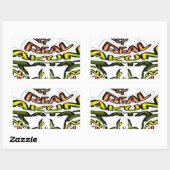 Behalten: Kaleidoskop Art Print/Graphic Rechteckiger Aufkleber (Blatt)