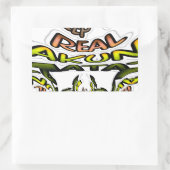 Behalten: Kaleidoskop Art Print/Graphic Rechteckiger Aufkleber (Tasche)