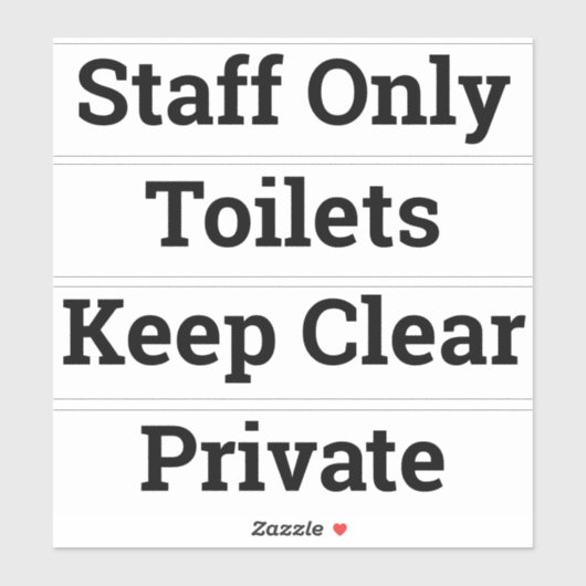 Behalten, kein Eintrag, privat, kein Eintrittsaufk Aufkleber (Blatt)