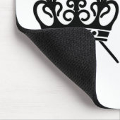 Behalten Krummgarn Handwerk / Kronenlogo Mousepad (Ecke)