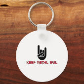 Behalten Metall Schlüsselanhänger (Vorderseite)