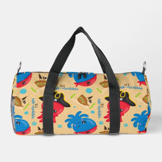 - Behalten oder entwerfen Sie Ihre eigene Mülltüte Duffle Bag (Rückseite)