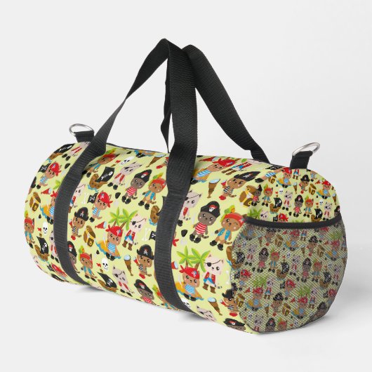 - Behalten oder entwerfen Sie Ihre eigene Mülltüte Duffle Bag (Rechte Ecke)