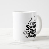 Behalten oder entwerfen Sie Ihre eigene -Tasse Rie Jumbo-Tasse (Vorderseite Rechts)