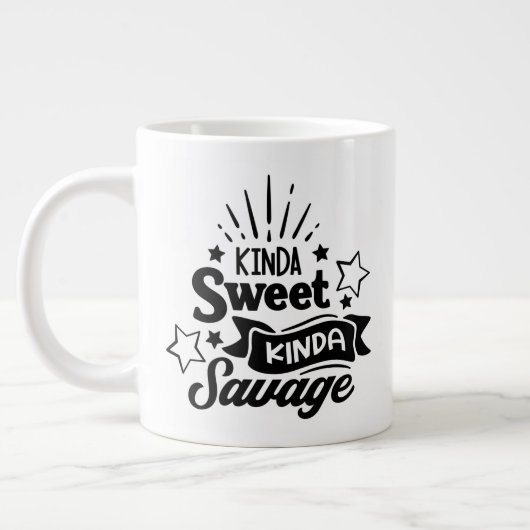 Behalten oder entwerfen Sie Ihre eigene -Tasse Rie Jumbo-Tasse (Links)