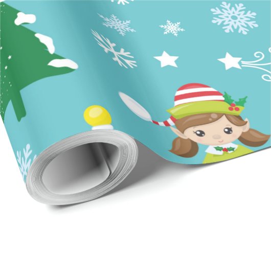 Behalten oder erstellen Sie Ihr eigenes glänzendes Geschenkpapier (Rolleneckpunkt)