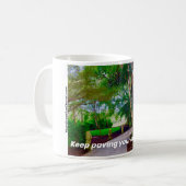 Behalten Planen des eigenen Weges Kaffeetasse (Vorderseite Links)