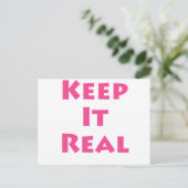 Behalten Postkarte (Stehend Vorderseite)