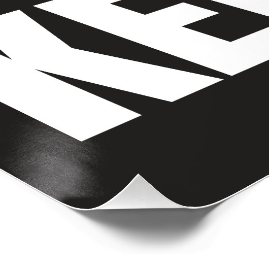 Behalten Privateigentum Poster (Ecke)