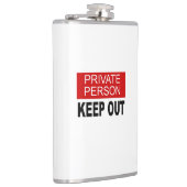 Behalten Privatperson Flachmann (Rechts)